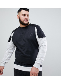 BadRhino Big Panel Sweatshirt In Cut Sew