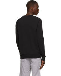 Balmain Black Cotton Sweatshirt