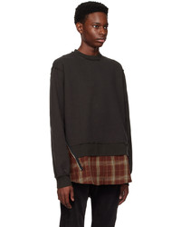 Undercoverism Black Distressed Sweatshirt