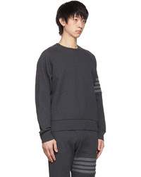 Thom Browne Grey Cotton Sweatshirt