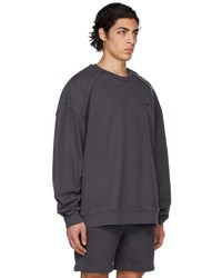Juun.J Grey Gart Dyed Sweatshirt
