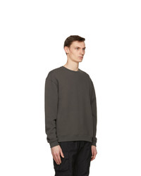 John Elliott Grey Oversized Crewneck Sweatshirt