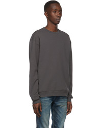 John Elliott Grey Oversized Sweatshirt
