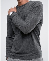 Selected Homme Sweatshirt In Cotton Towelling