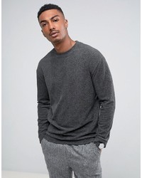 Selected Homme Sweatshirt In Cotton Towelling