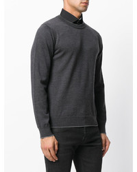 Eleventy Round Neck Plain Sweatshirt