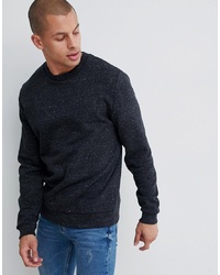 ASOS DESIGN Sweatshirt In Charcoal Marl