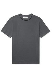 Officine Generale Piped Cotton Jersey T Shirt
