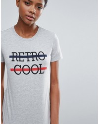 Vila Retro Cool Slogan T Shirt