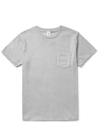 Velva Sheen Slub Cotton Blend Jersey T Shirt