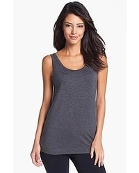 DKNY 7 Easy Pieces Tank Top Charcoal Heather Large