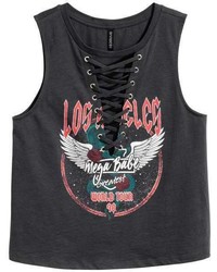 H&M Tank Top With Lacing