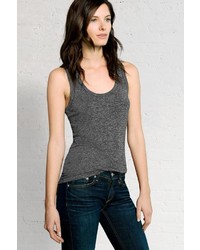 Rag and Bone The Classic Beater Tank Charcoal Grey