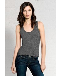 Rag and Bone The Classic Beater Tank Charcoal Grey