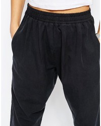 Asos Collection Washed Casual Tapered Peg Pants