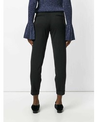 Brag-Wette Cropped Slim Fit Trousers