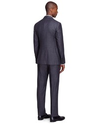 Brooks Brothers Milano Fit Three Piece Houndstooth 1818 Suit