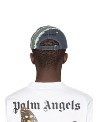 Palm Angels Grey Tie Dye Logo Cap