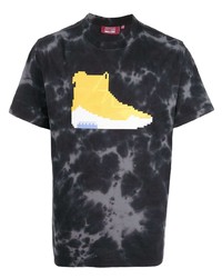 Mostly Heard Rarely Seen Sneaker Print Tie Dye T Shirt