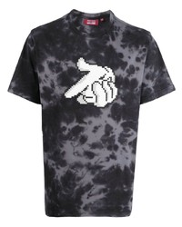 Mostly Heard Rarely Seen Tie Dye Graphic Print T Shirt