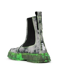 Viron Virn 1997 Neon Fog Tie Dye Boots