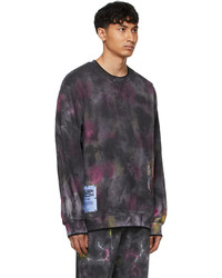 McQ Black Relaxed Fit Coverstitch Sweatshirt