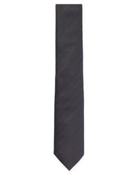 Hugo Boss Tie 6 Cm Slim Italian Silk Woven Tie One Size Charcoal