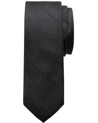 Textured Charcoal Tie