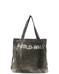 A-Cold-Wall* Distressed Logo Shopper Tote Bag