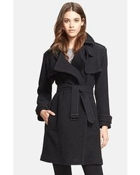 Burberry London Cashmere Wrap Trench Coat