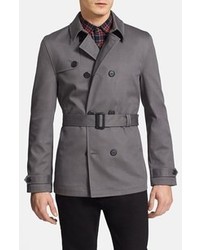 Topman Cropped Trench Coat