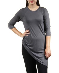 24/7 Comfort Apparel Side Cinched Tunic