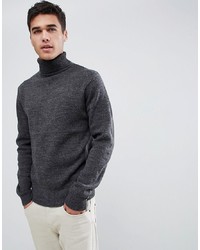 French Connection Chunky Roll Neck Jumper Plain