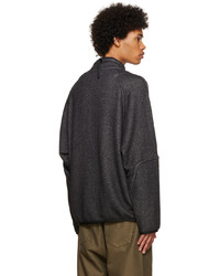 Stone Island Shadow Project Gray Raglan Sweater