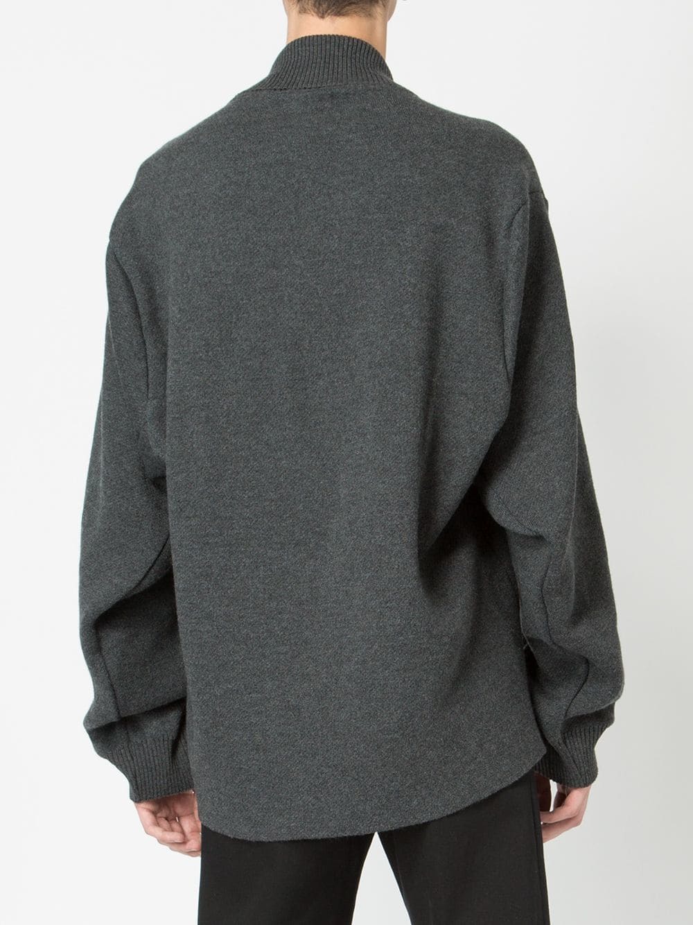 Hed Mayner High Neck Knit Sweater, $610 | farfetch.com | Lookastic