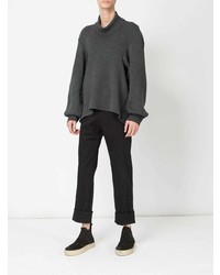 Hed Mayner High Neck Knit Sweater