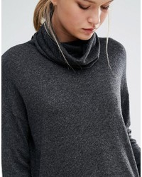 Vero Moda Rollneck Sweater With Split Sides