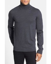 Hugo Siralano Slim Fit Wool Turtleneck Sweater