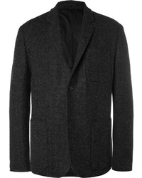 Margaret Howell Grey Harris Wool Tweed Blazer