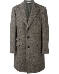 Brunello Cucinelli Buttoned Tweed Coat