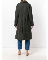 Aspesi Cinched Tweed Coat