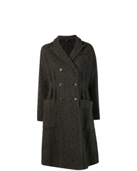Aspesi Cinched Tweed Coat