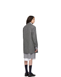 Thom Browne Grey Supersized Sack Coat