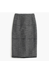 J.Crew Pencil Skirt In Fringy Tweed