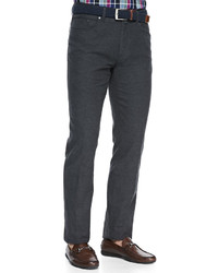 Charcoal Twill Chinos