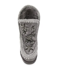 Mou Crystal Embellished Boots
