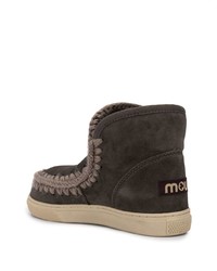 Mou Knitted Detail Boots