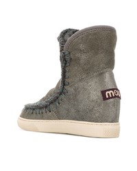 Mou Stitched Ankle Boots