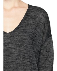 Nobrand Bellane Split Side Space Dye Wool Sweater