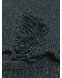 Maison Margiela Distressed V Neck Sweater